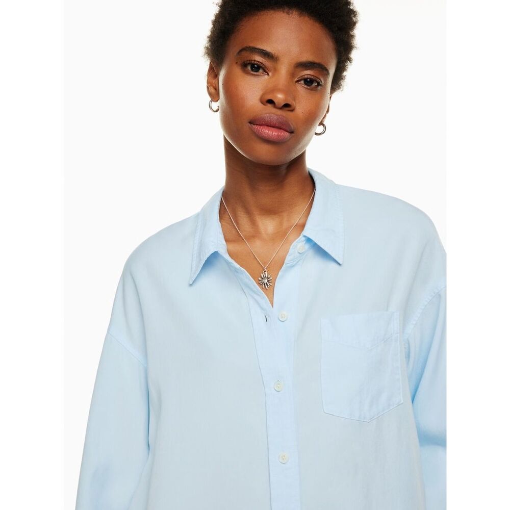 Wilfred Light Blue Button-Down Shirt